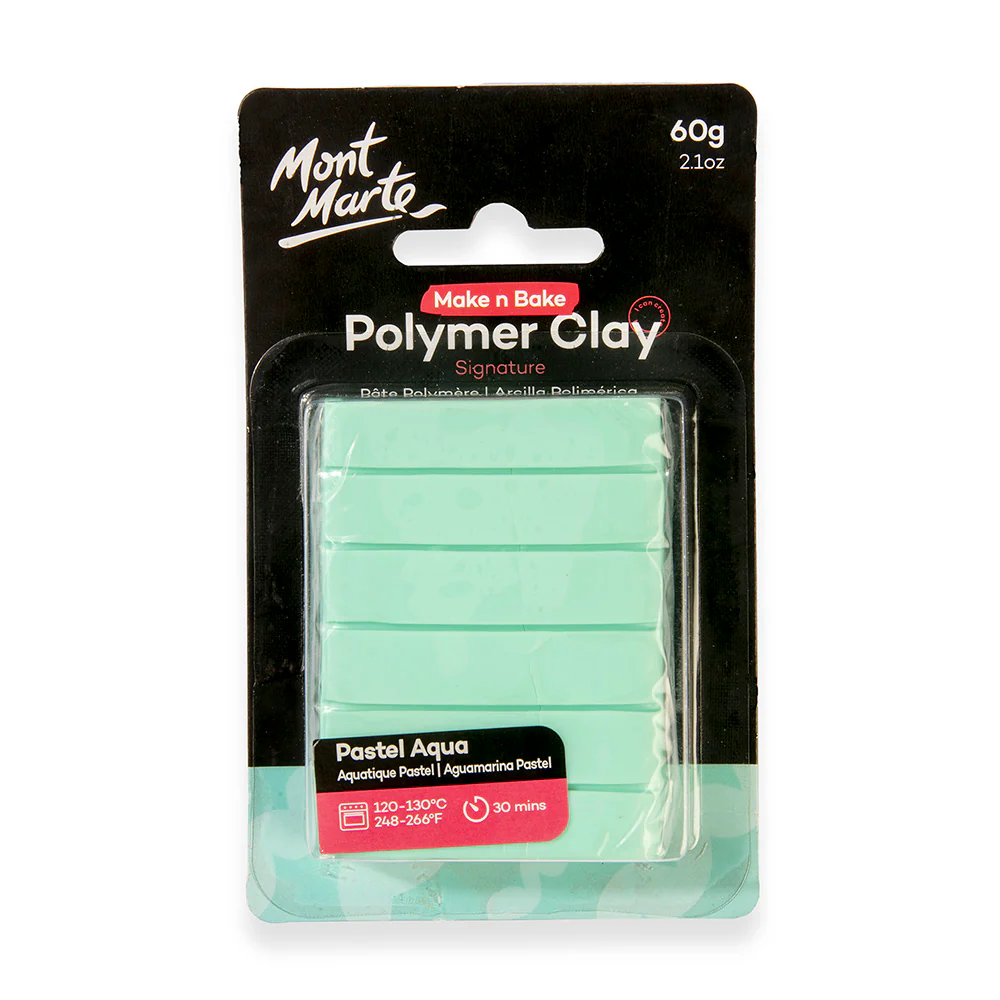 Make n Bake Polymer Clay Signature 60g - Pastel Aqua