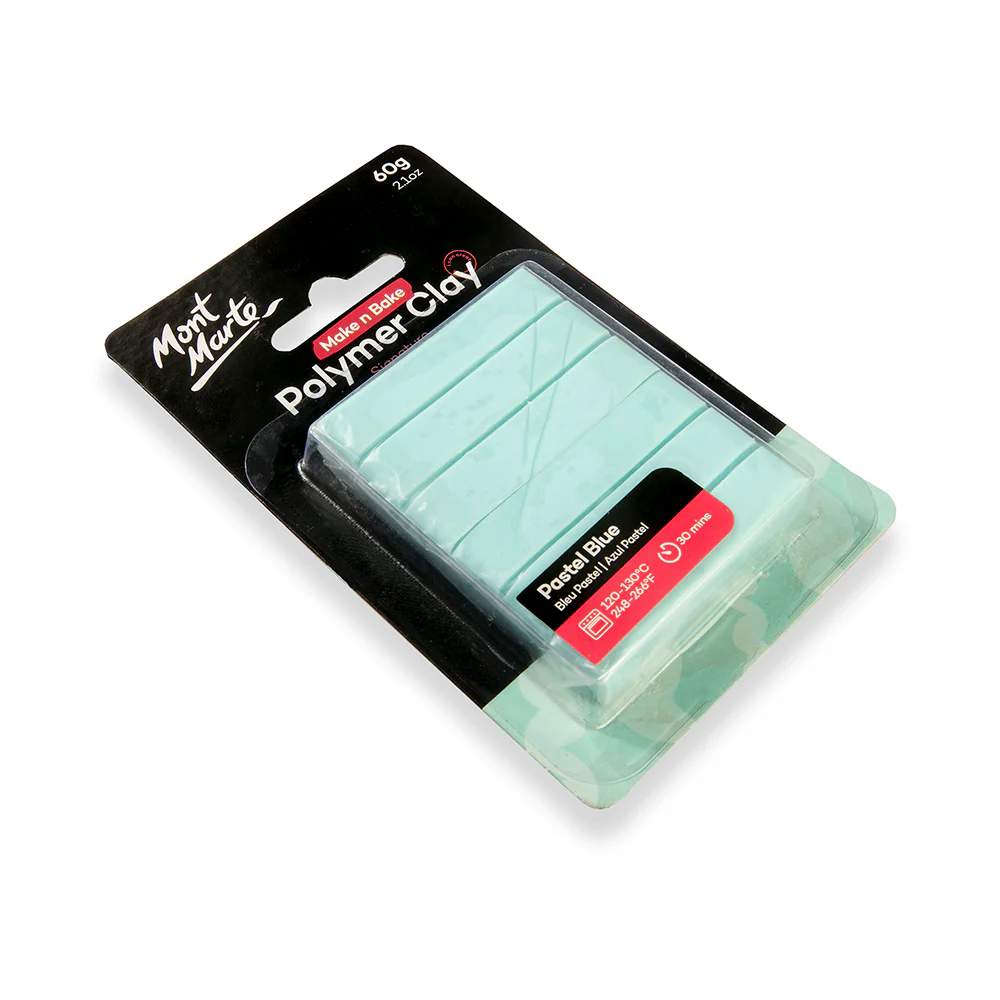 Make n Bake Polymer Clay Signature 60g - Pastel Blue - Image 3