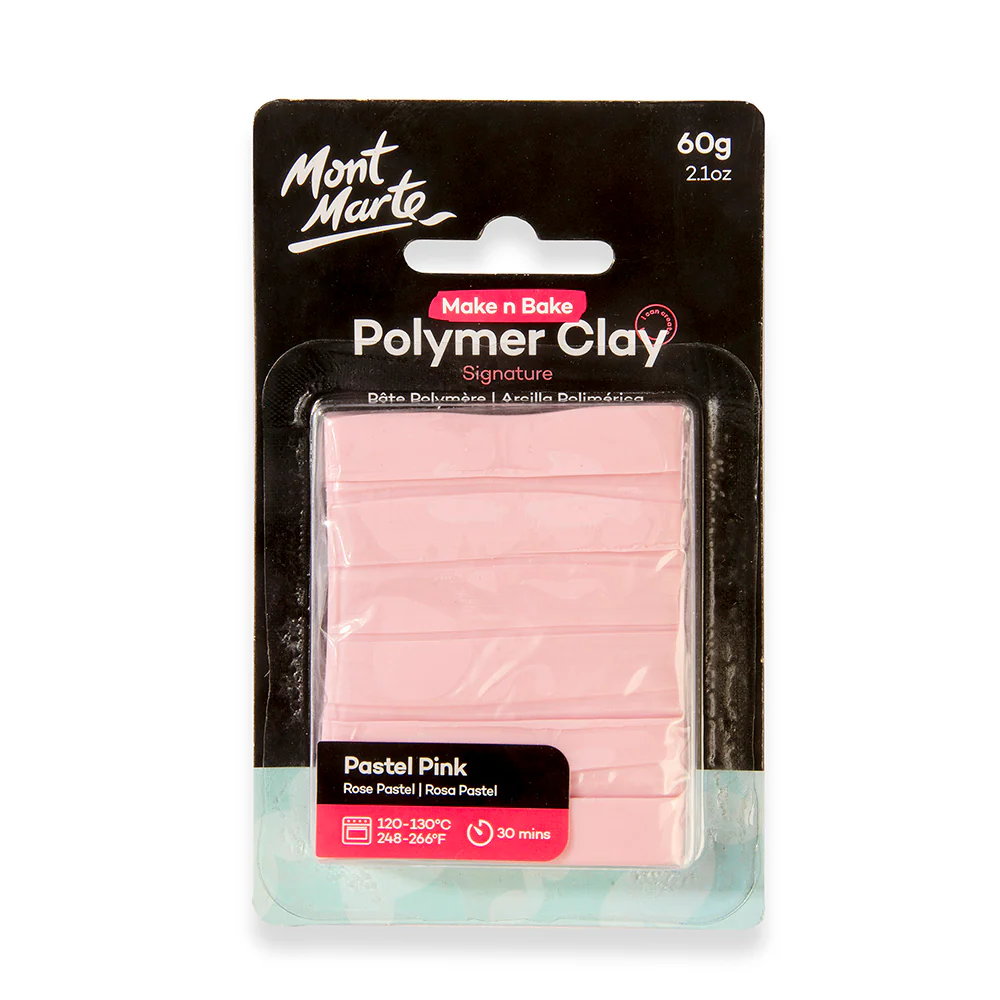 Make n Bake Polymer Clay Signature 60g - Pastel Pink
