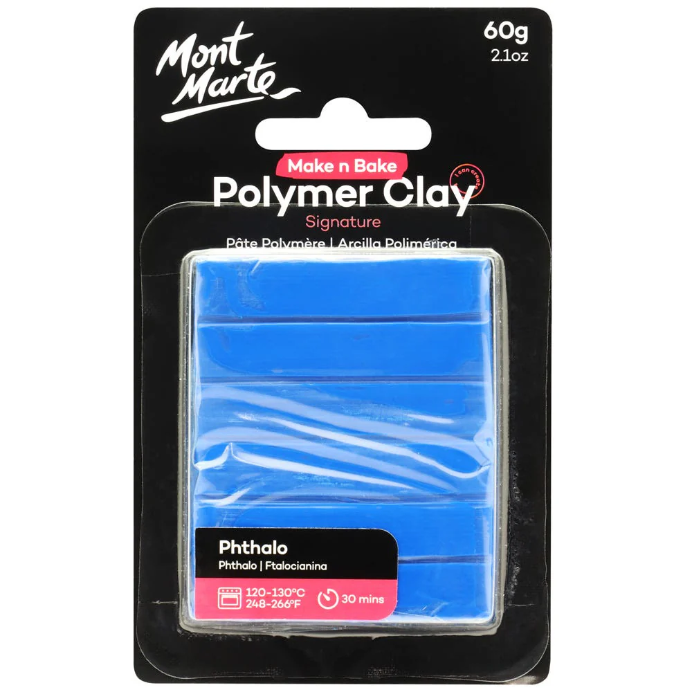 Make n Bake Polymer Clay Signature 60g - Phthalo