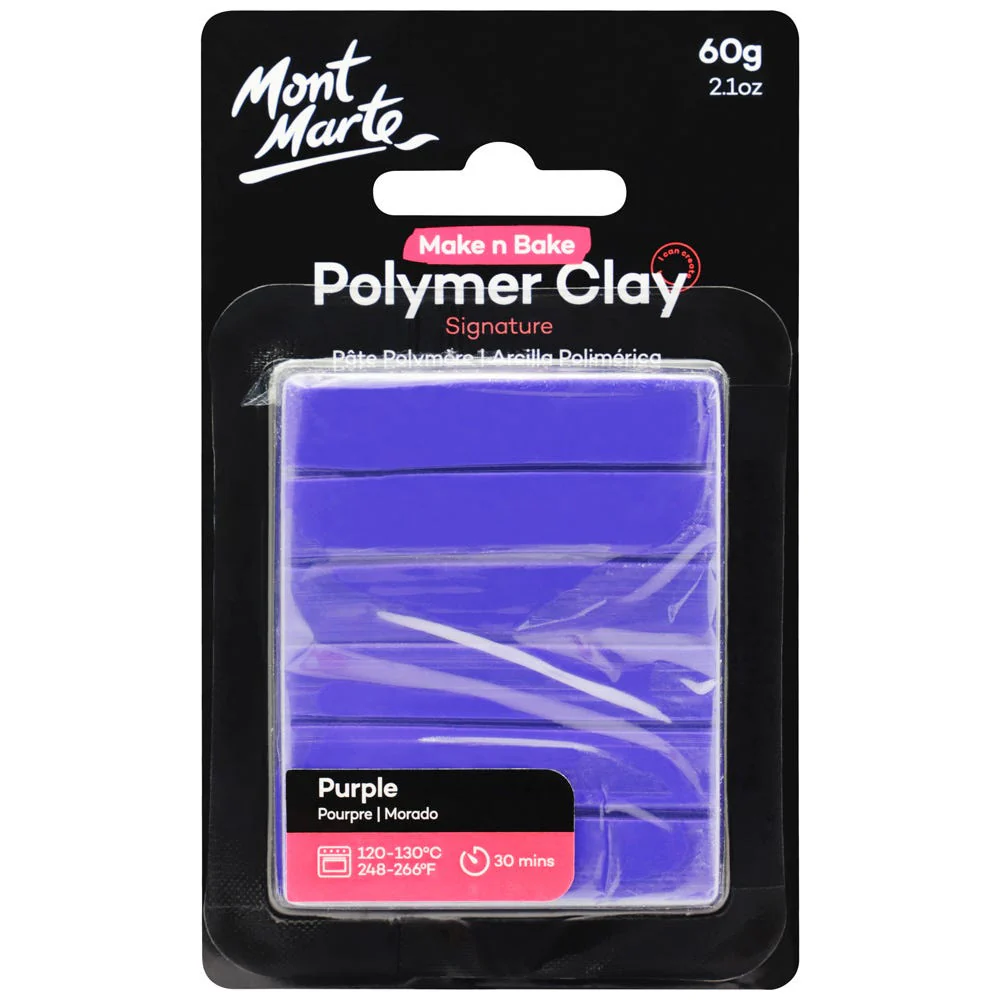 Make n Bake Polymer Clay Signature 60g - Purple