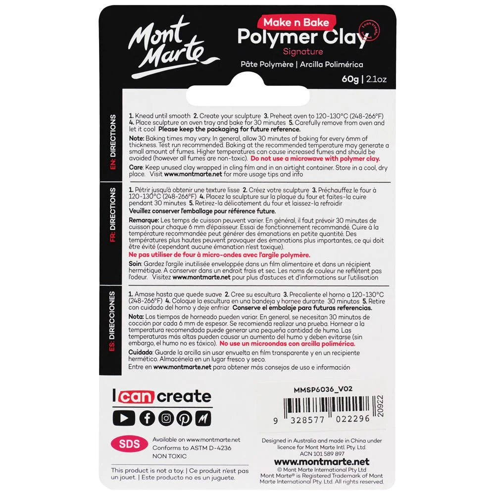 Make n Bake Polymer Clay Signature 60g - Purple - Image 2
