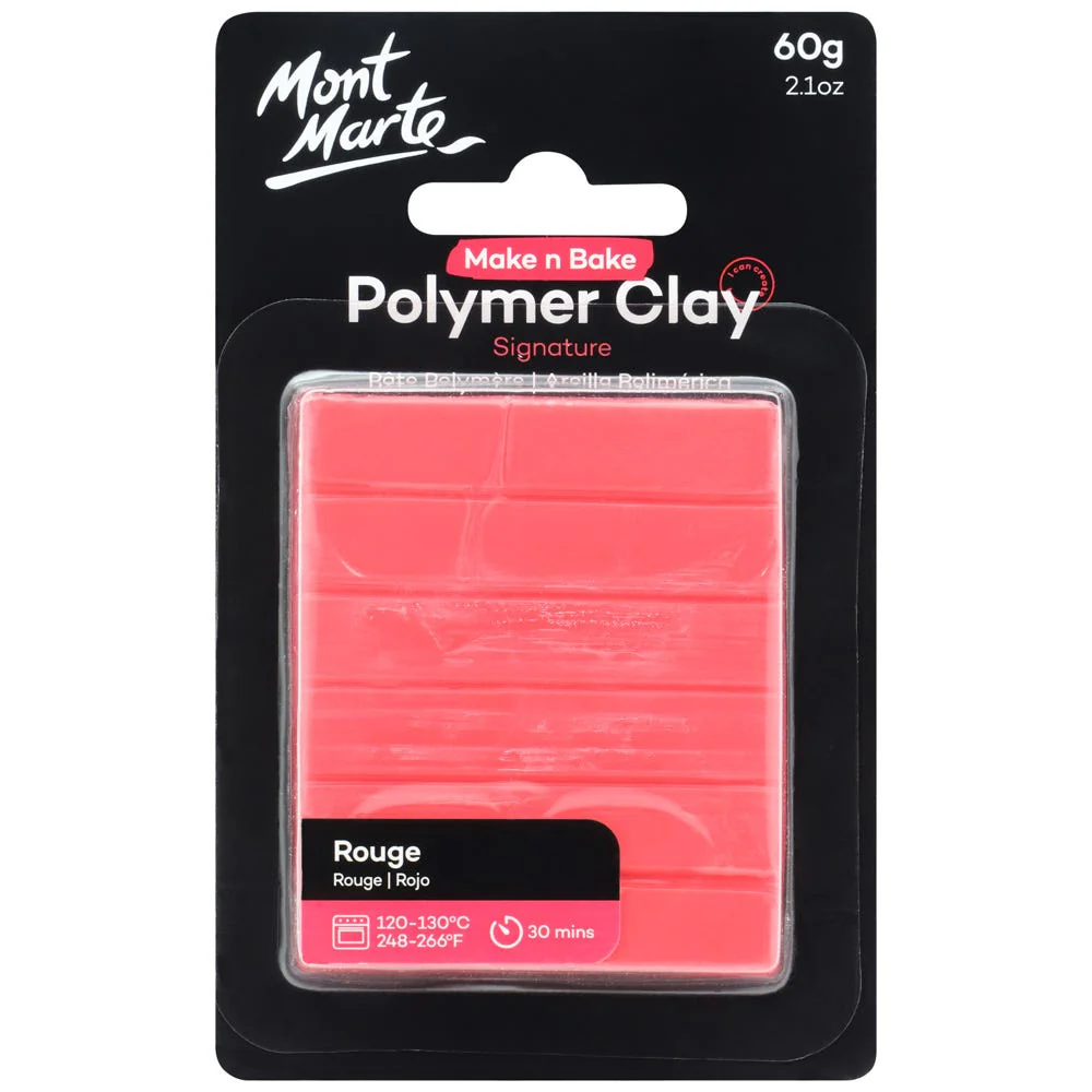 Make n Bake Polymer Clay Signature 60g - Rouge