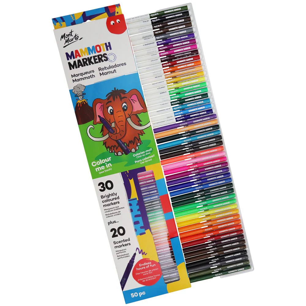 Mammoth Markers Set 50pc - Image 5