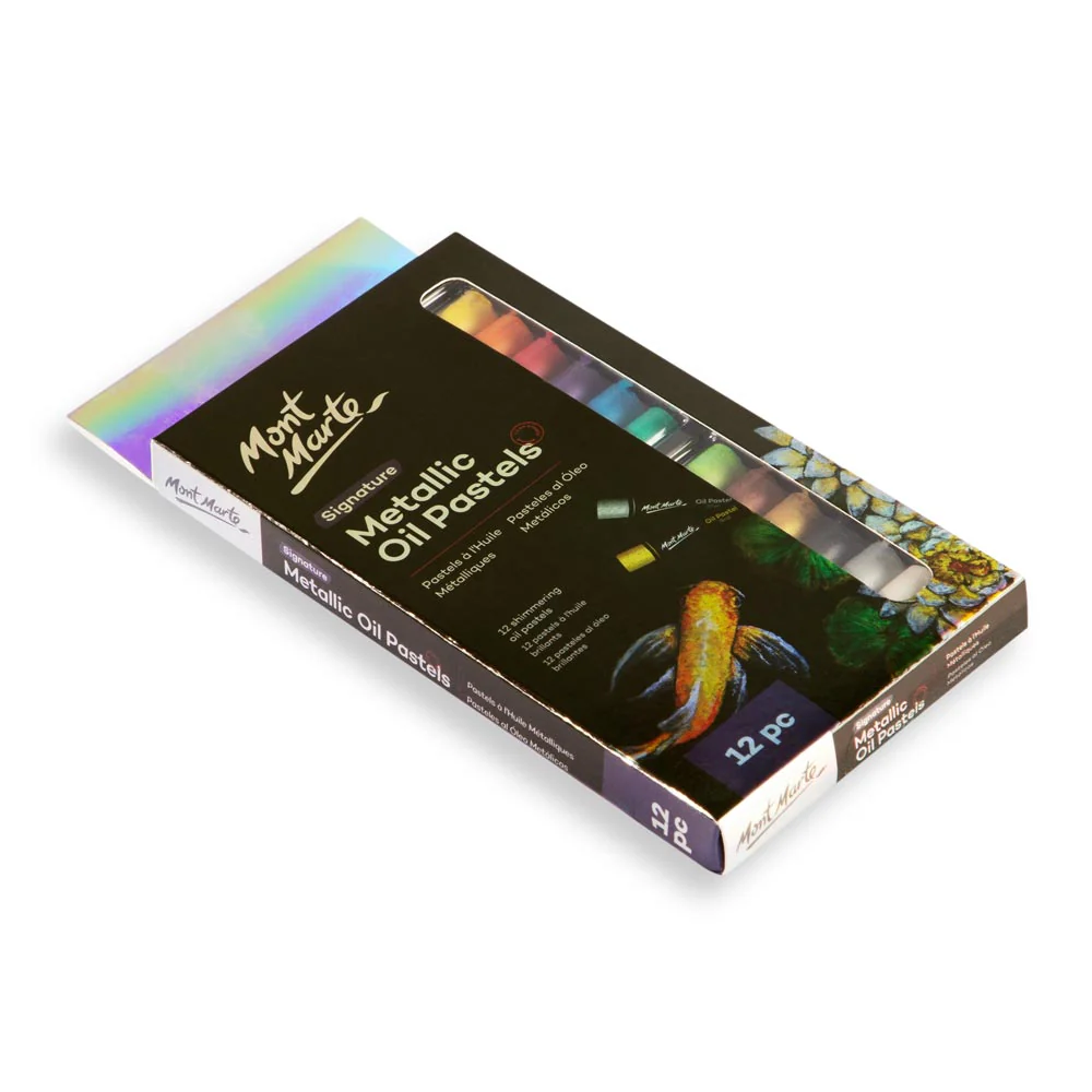 Metallic Oil Pastels Signature 12pc - Image 4