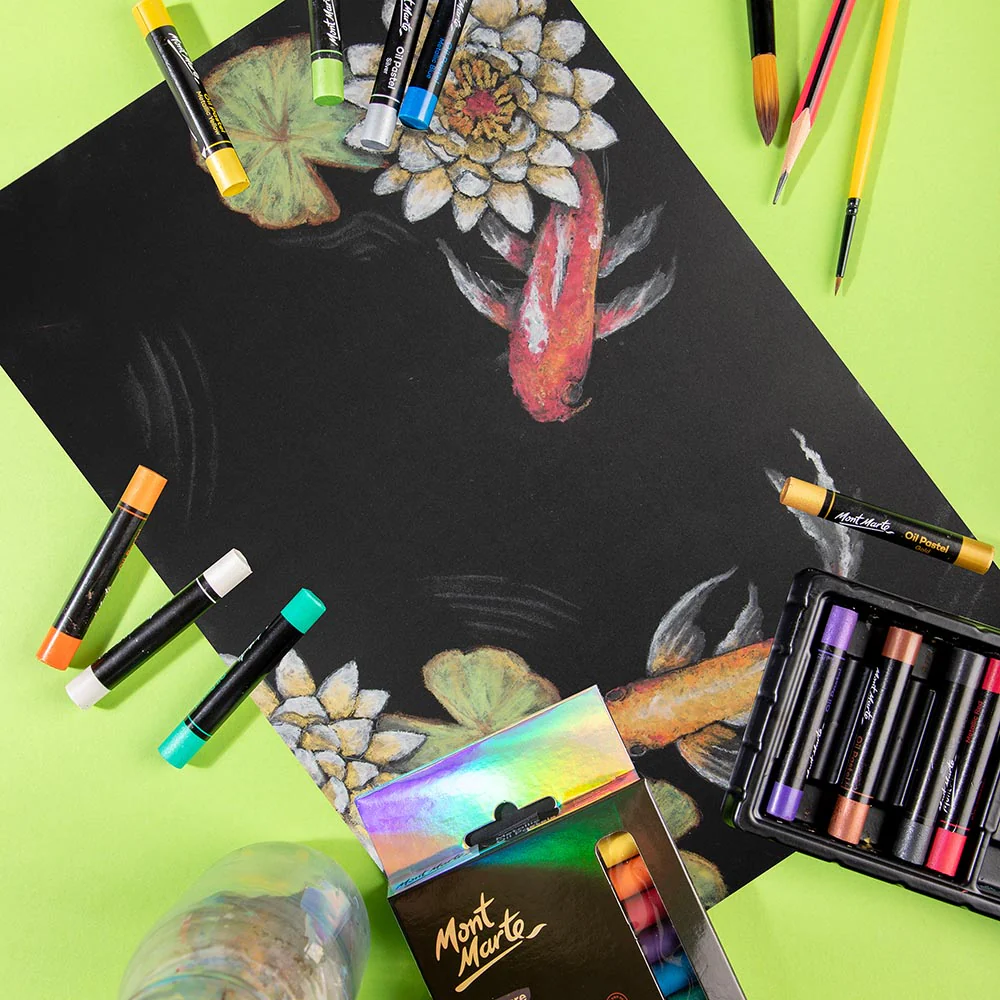 Metallic Oil Pastels Signature 12pc - Image 9
