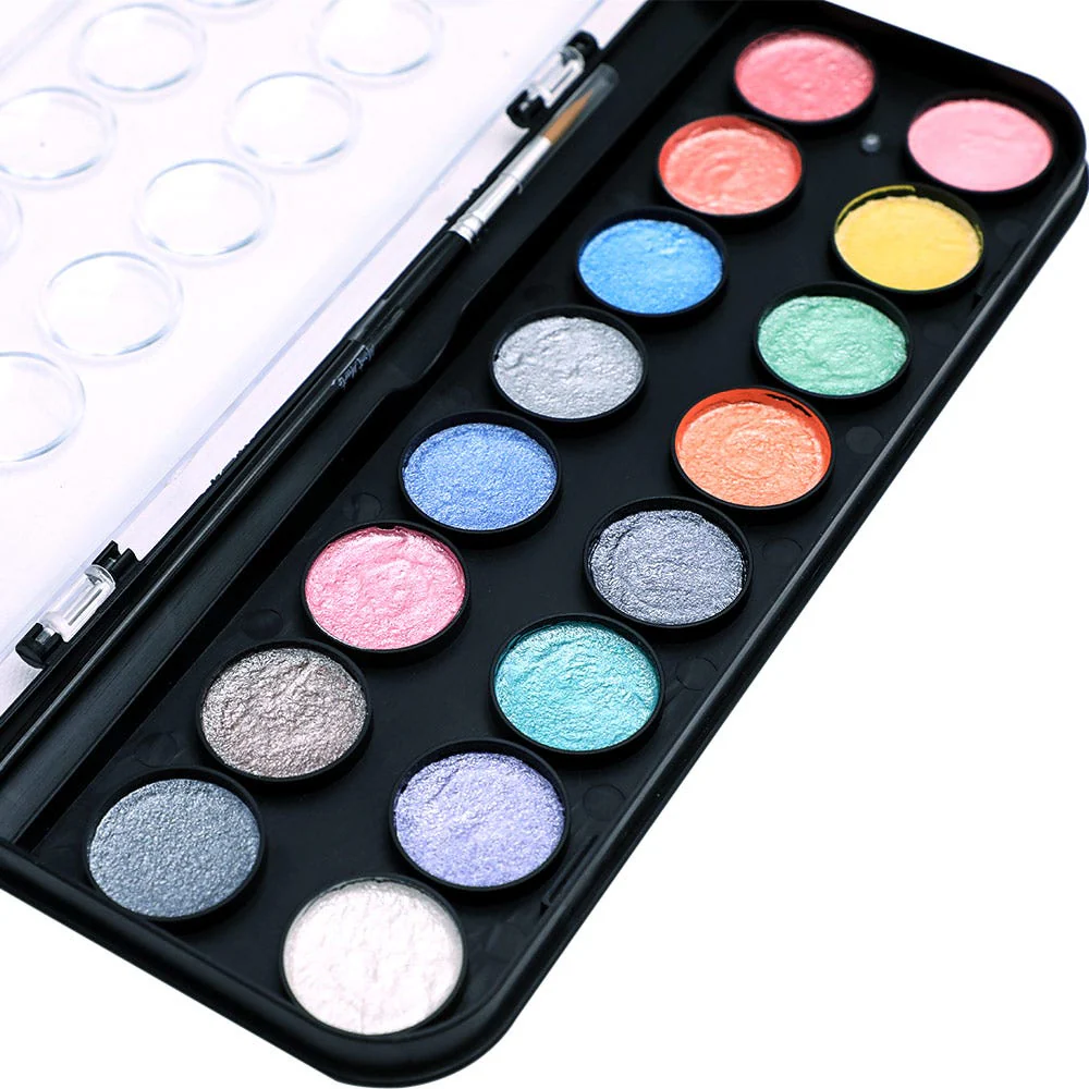 Metallic Watercolour Cake Set Signature 17pc - Image 3