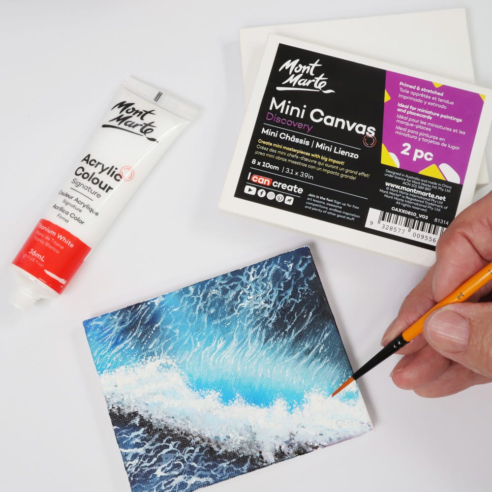Mini Canvas Discovery 8 x 10cm (3.1 x 3.9in) 2pce - Image 6