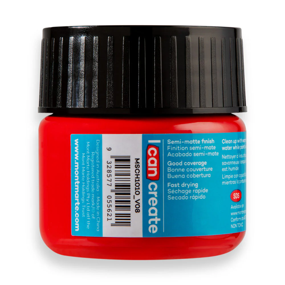 Acrylic Colour Paint Signature 100ml - Brilliant Red - Image 3