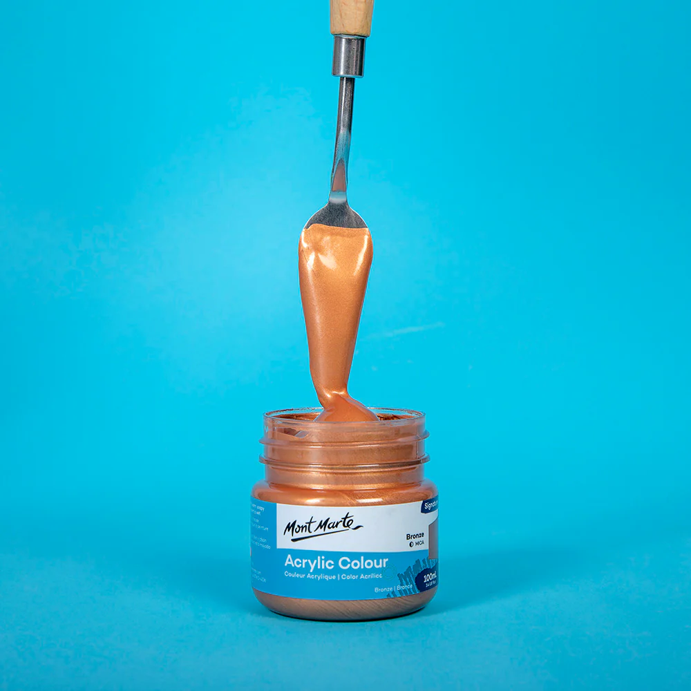 Acrylic Colour Paint Signature 100ml - Bronze - Image 2