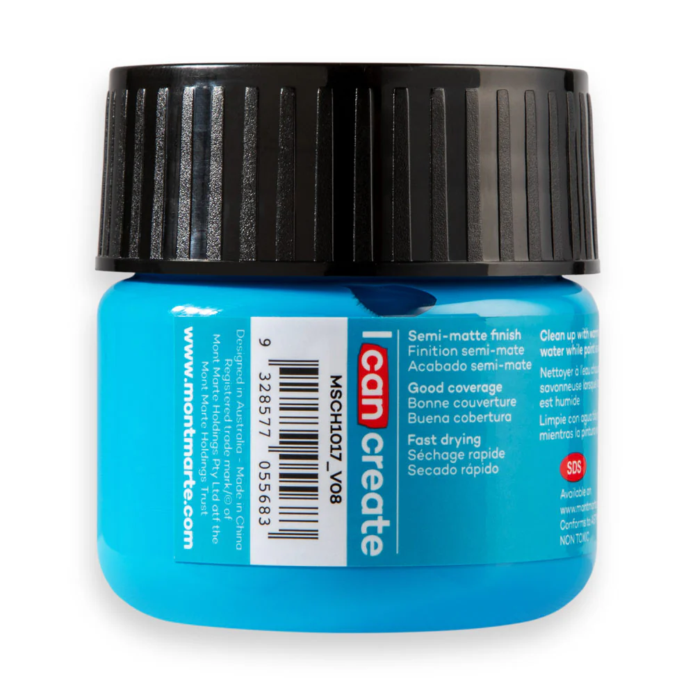 Acrylic Colour Paint Signature 100ml - Cerulean Blue - Image 3