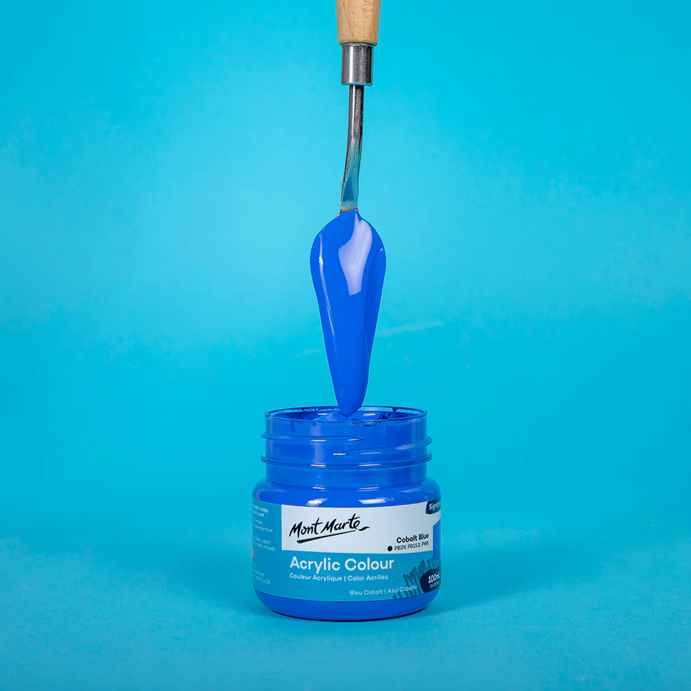Acrylic Colour Paint Signature 100ml - Cobalt Blue - Image 2