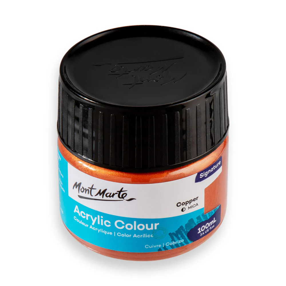 Acrylic Colour Paint Signature 100ml - Copper - Image 3