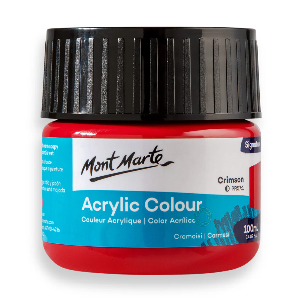 Acrylic Colour Paint Signature 100ml - Crimson