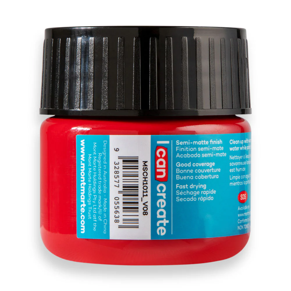 Acrylic Colour Paint Signature 100ml - Crimson - Image 3