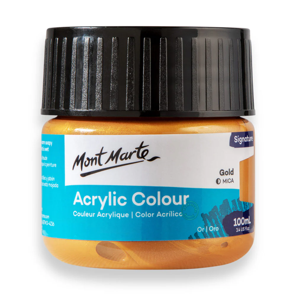 Acrylic Colour Paint Signature 100ml - Gold