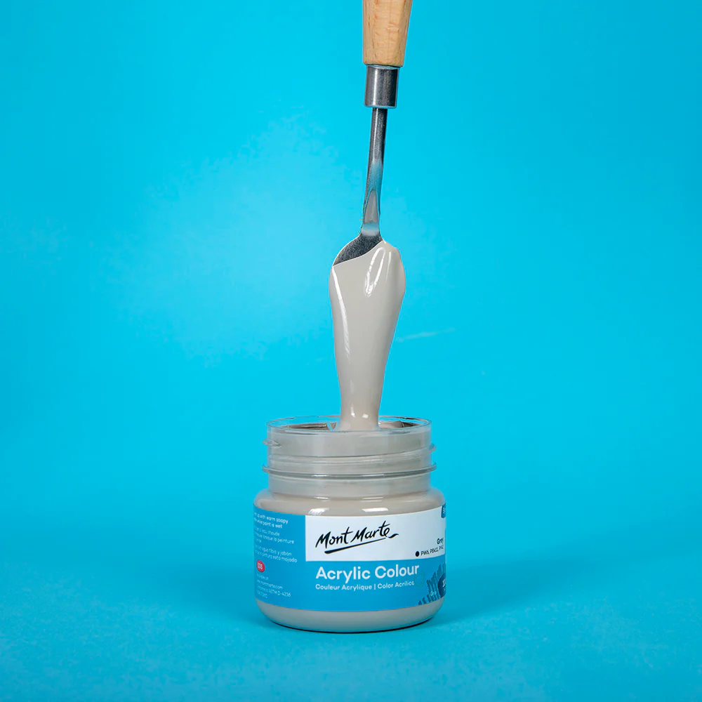 Acrylic Colour Paint Signature 100ml - Grey - Image 2