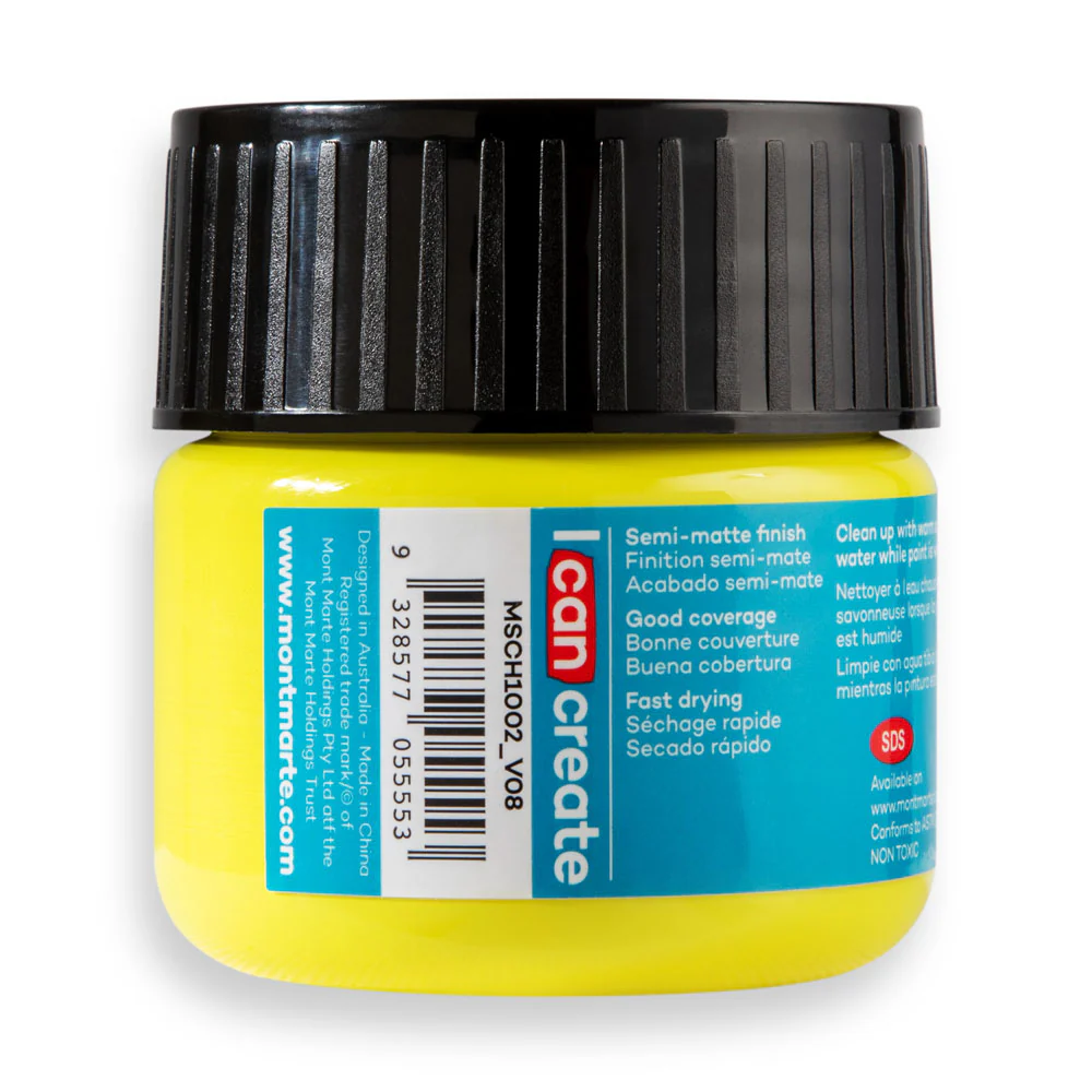 Acrylic Colour Paint Signature 100ml - Lemon Yellow - Image 3