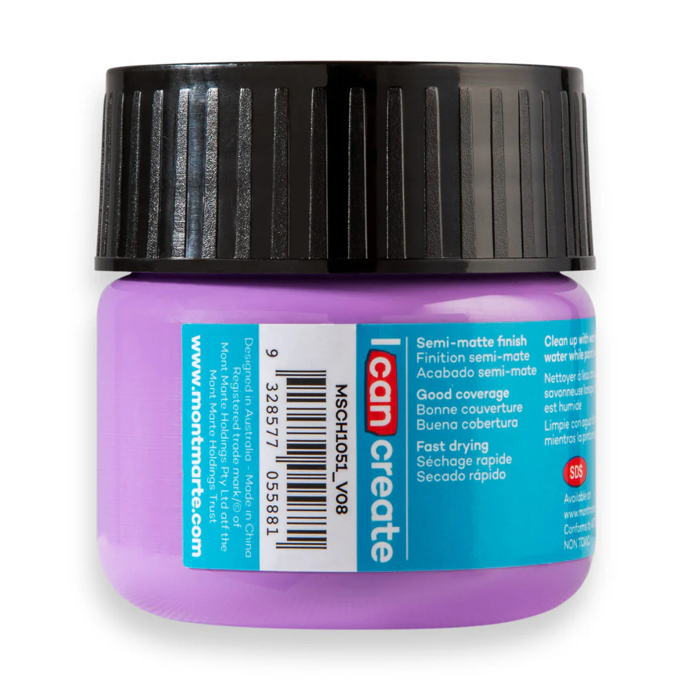 Acrylic Colour Paint Signature 100ml - Light Purple - Image 3