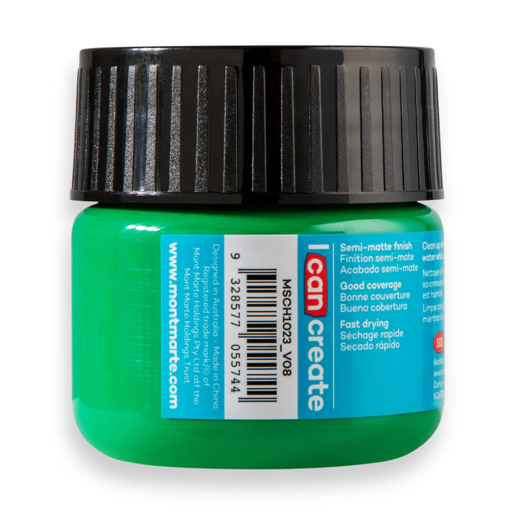 Acrylic Colour Paint Signature 100ml - Medium Green - Image 3
