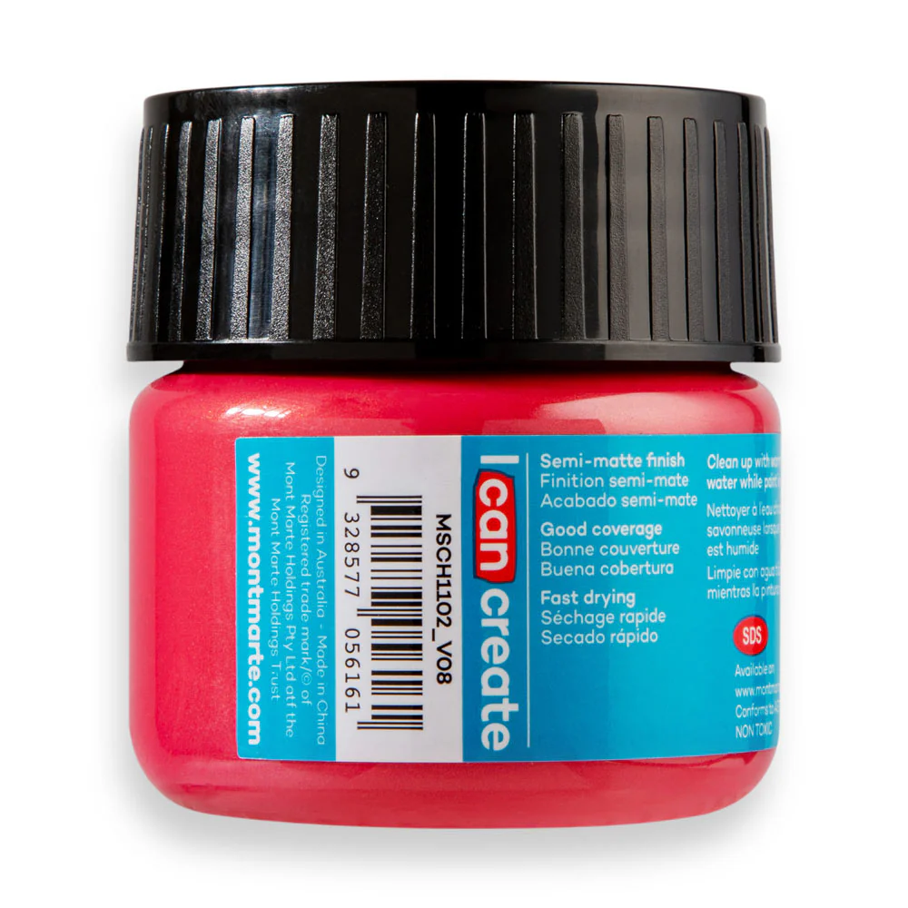 Acrylic Colour Paint Signature 100ml - Metallic Magenta - Image 3