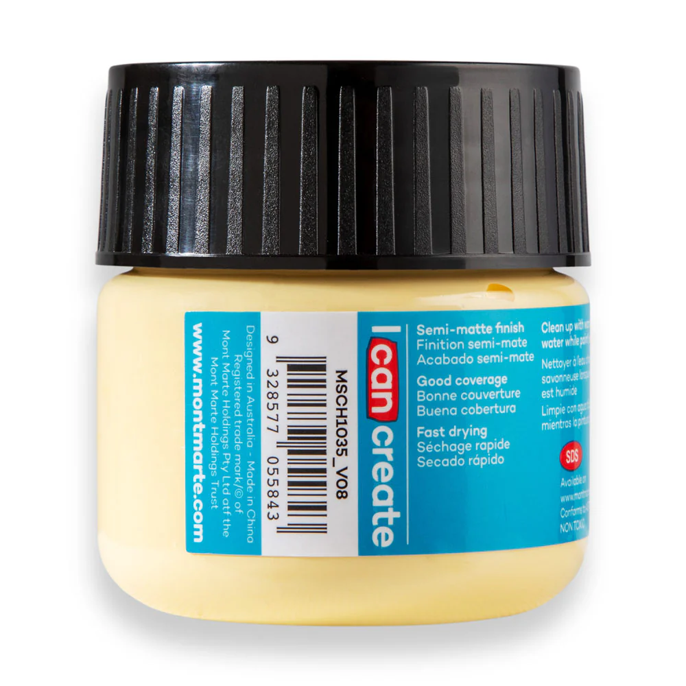 Acrylic Colour Paint Signature 100ml - Naples Yellow - Image 3