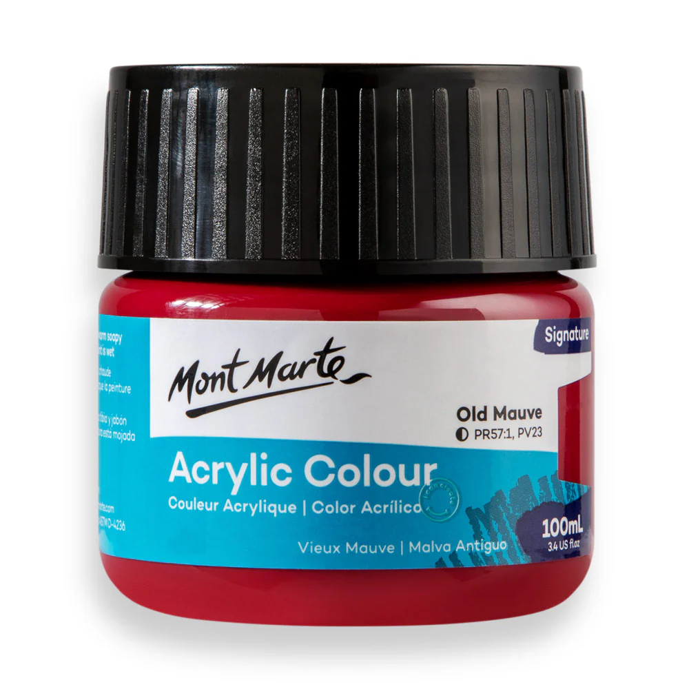 Acrylic Colour Paint Signature 100ml - Old Mauve