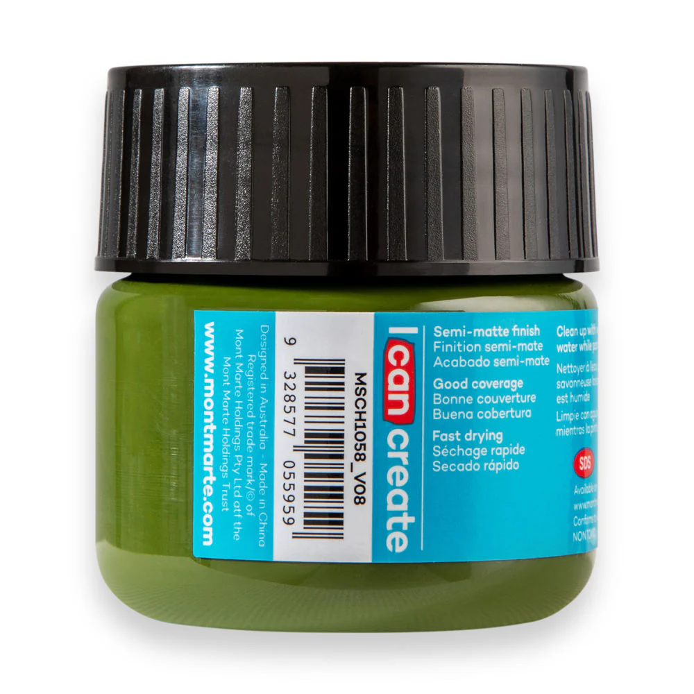 Acrylic Colour Paint Signature 100ml - Olive Green - Image 3