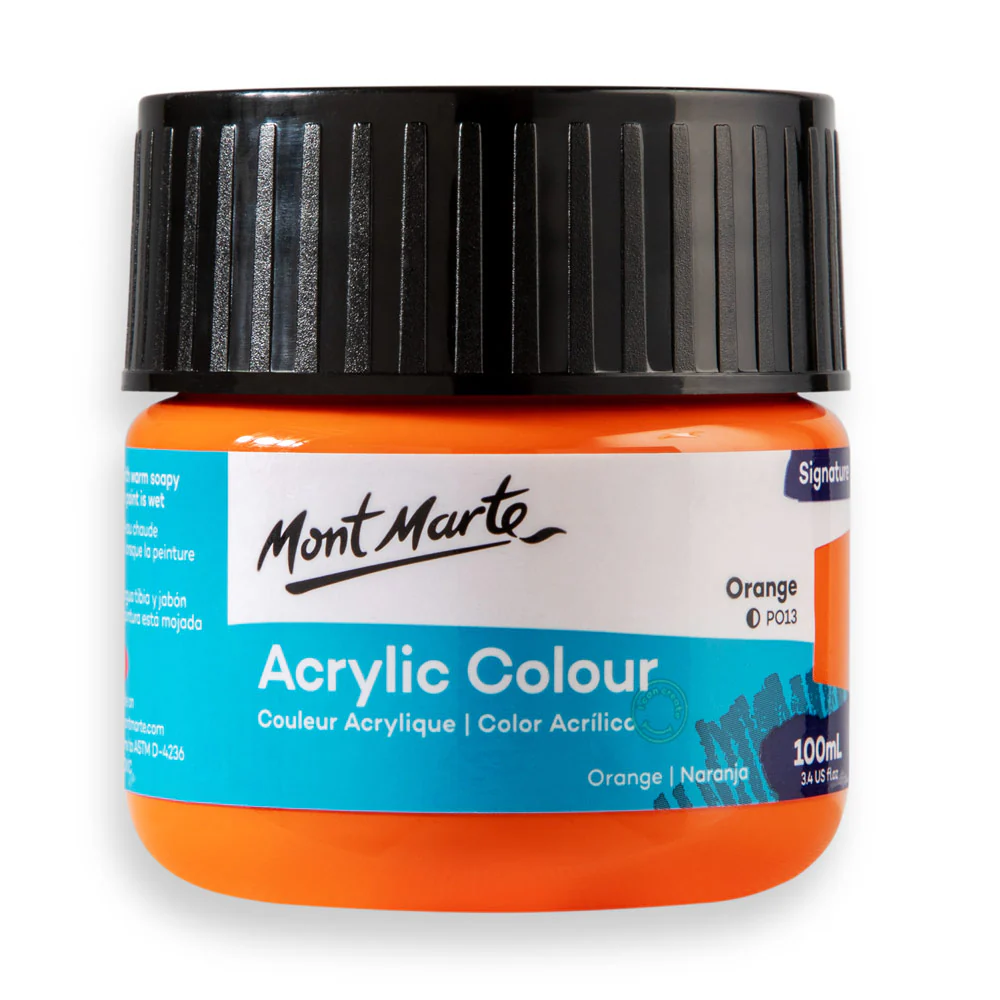 Acrylic Colour Paint Signature 100ml - Orange