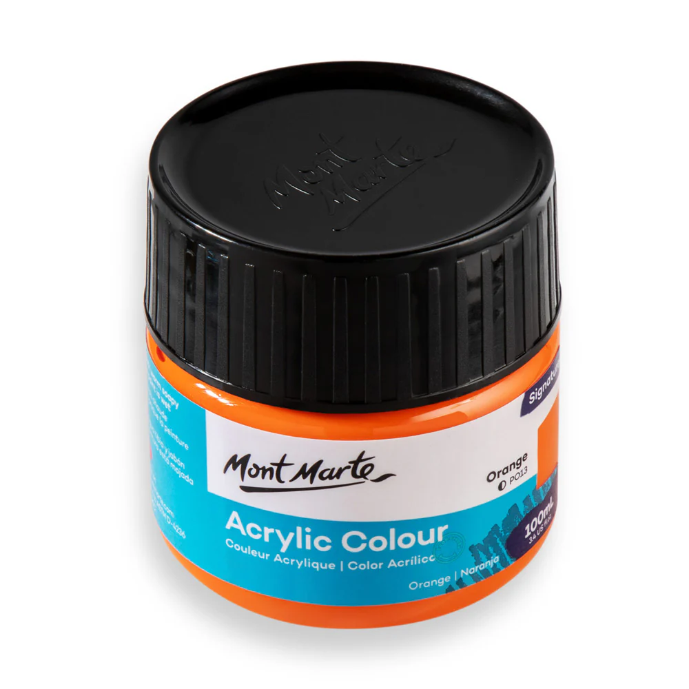 Acrylic Colour Paint Signature 100ml - Orange - Image 4