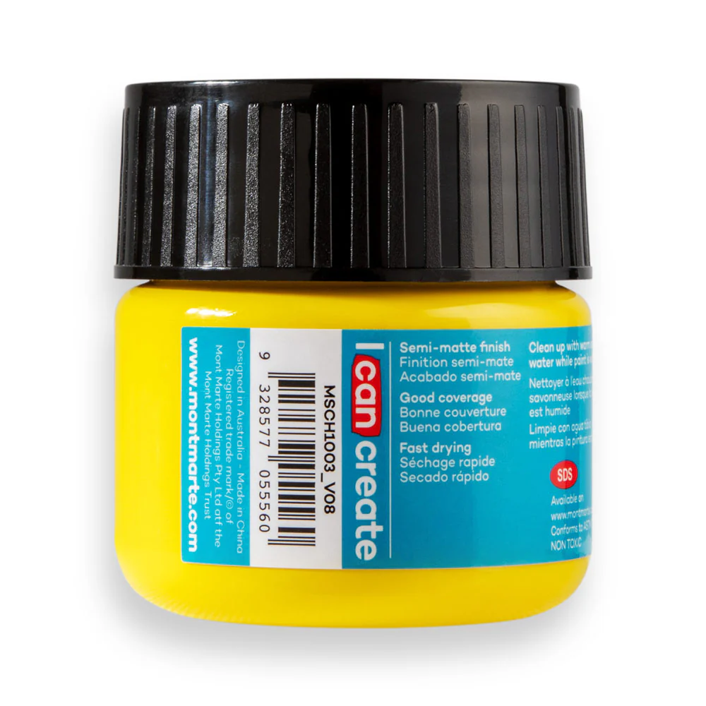 Acrylic Colour Paint Signature 100ml - Pale Yellow - Image 3