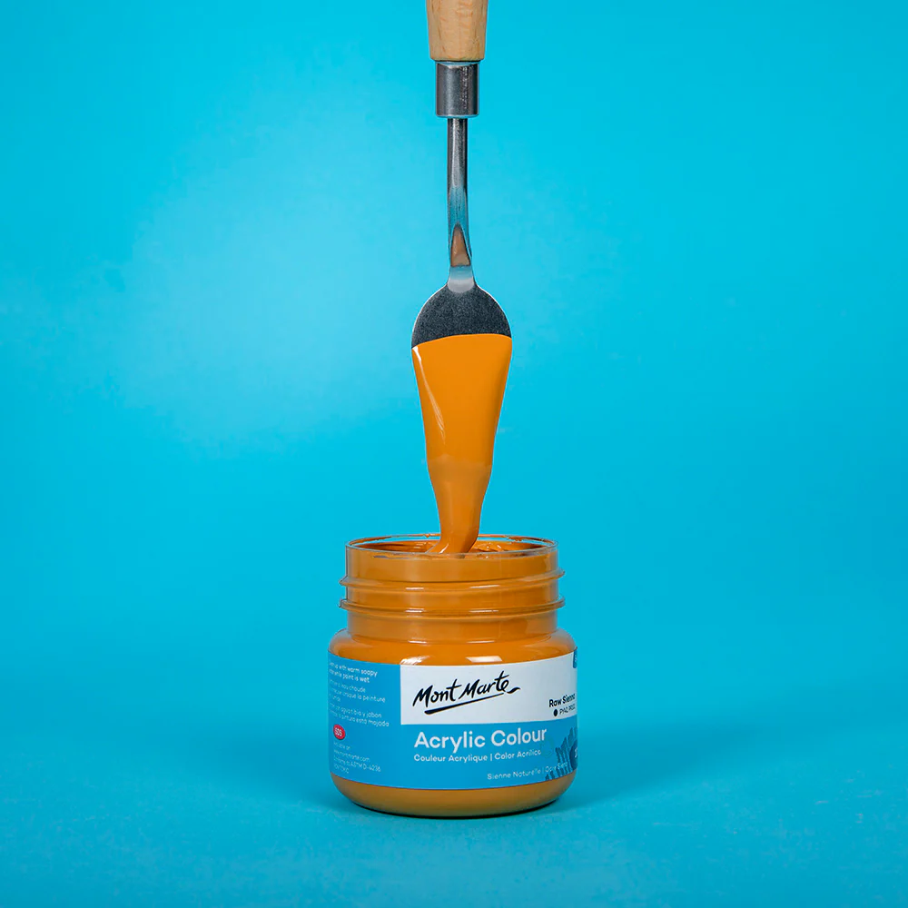Acrylic Colour Paint Signature 100ml - Raw Sienna - Image 2