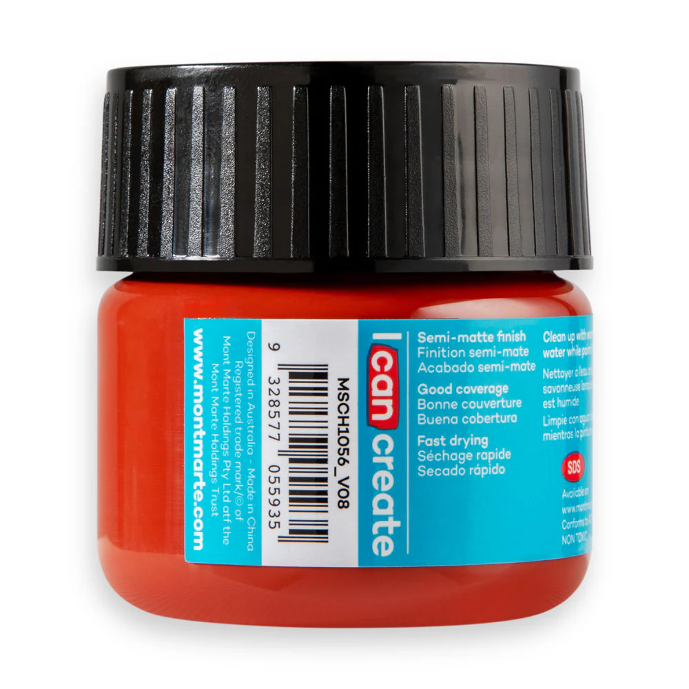 Acrylic Colour Paint Signature 100ml - Red Ochre - Image 3