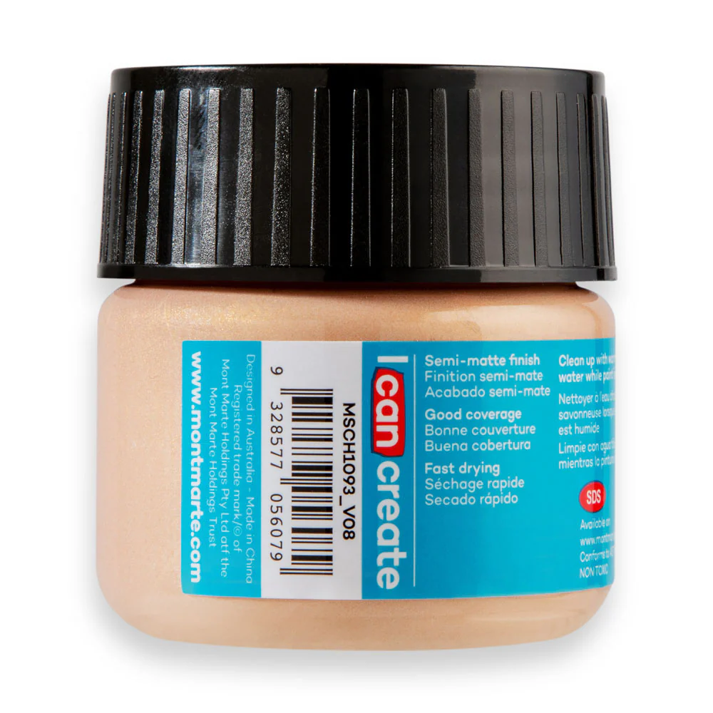 Acrylic Colour Paint Signature 100ml - Rose Gold - Image 3