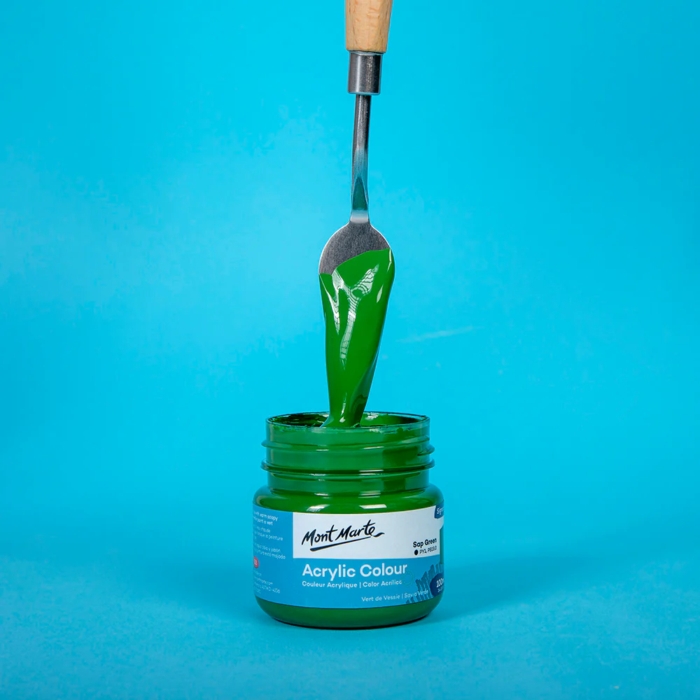 Acrylic Colour Paint Signature 100ml - Sap Green - Image 2