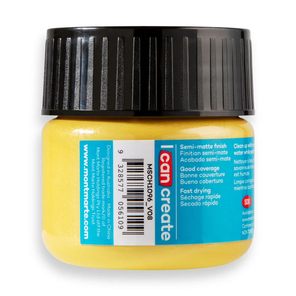 Acrylic Colour Paint Signature 100ml - Soft Gold - Image 3