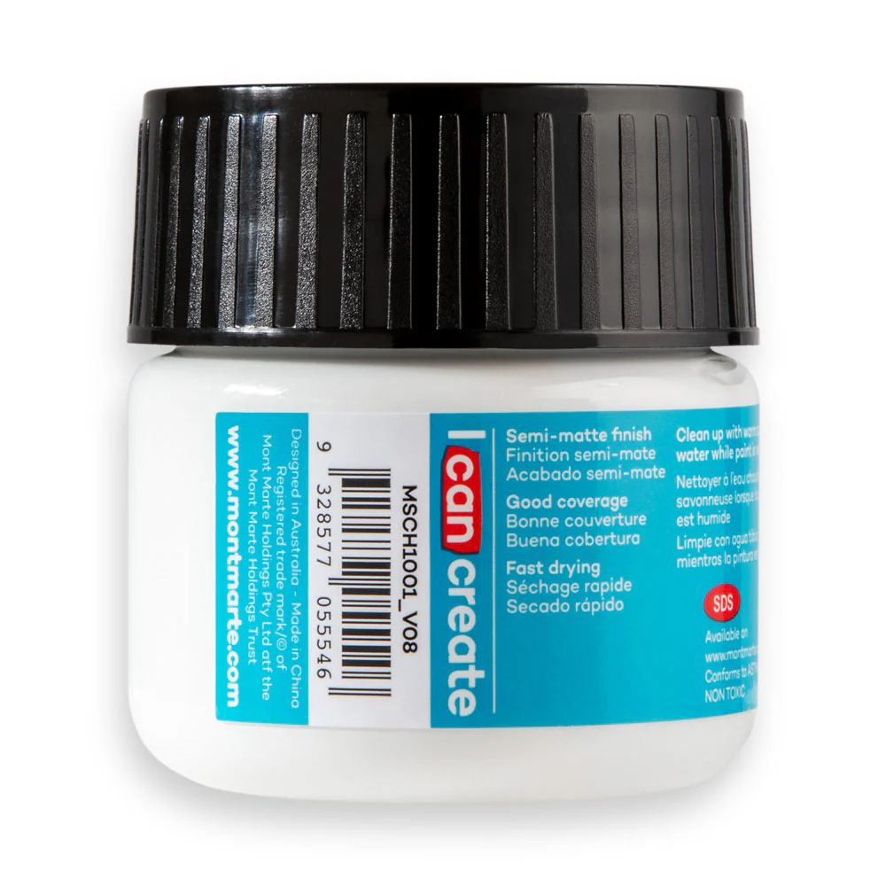 Acrylic Colour Paint Signature 100ml - Titanium White - Image 3