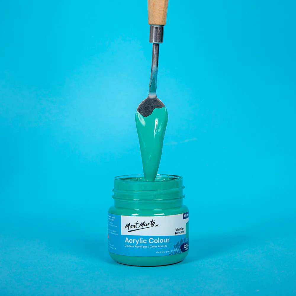 Acrylic Colour Paint Signature 100ml - Viridian - Image 2