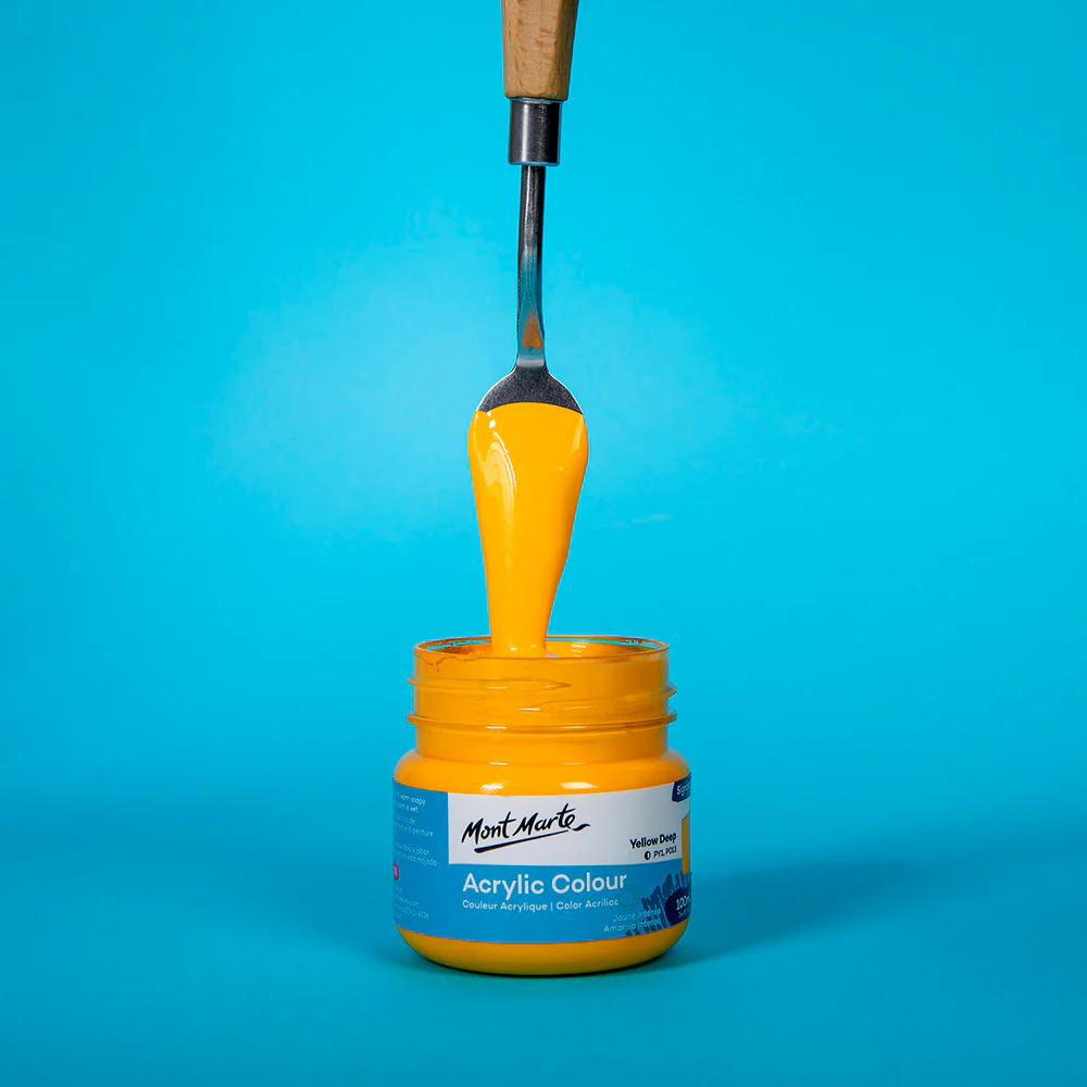 Acrylic Colour Paint Signature 100ml - Yellow Deep - Image 2