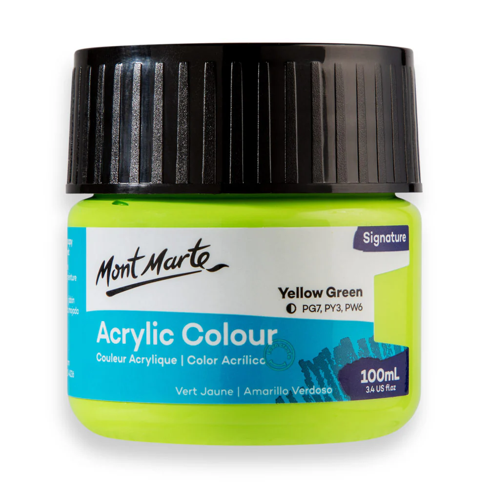 Acrylic Colour Paint Signature 100ml - Yellow Green