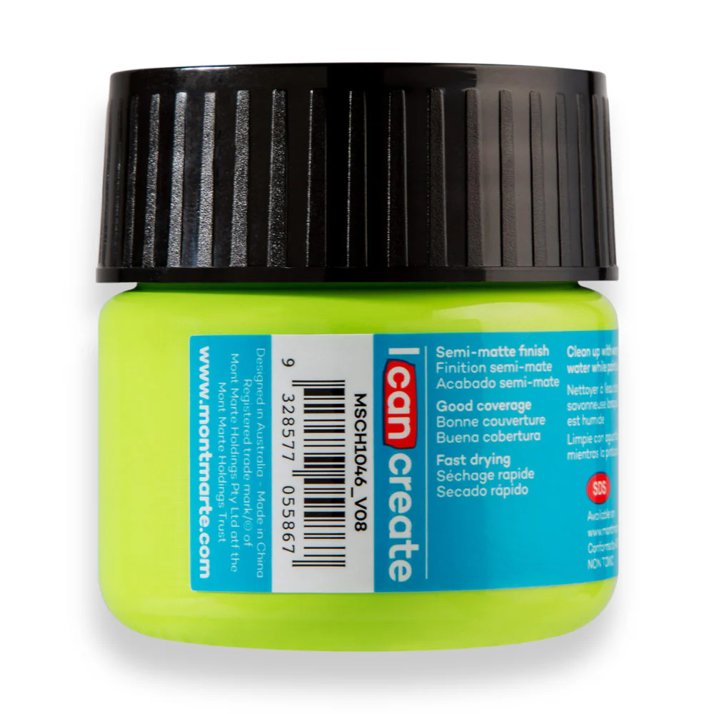 Acrylic Colour Paint Signature 100ml - Yellow Green - Image 3