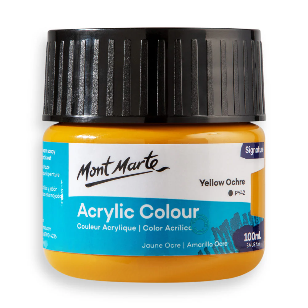 Acrylic Colour Paint Signature 100ml - Yellow Ochre