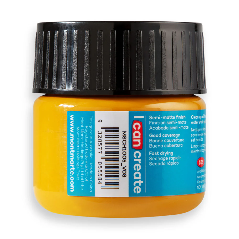 Acrylic Colour Paint Signature 100ml - Yellow Ochre - Image 3
