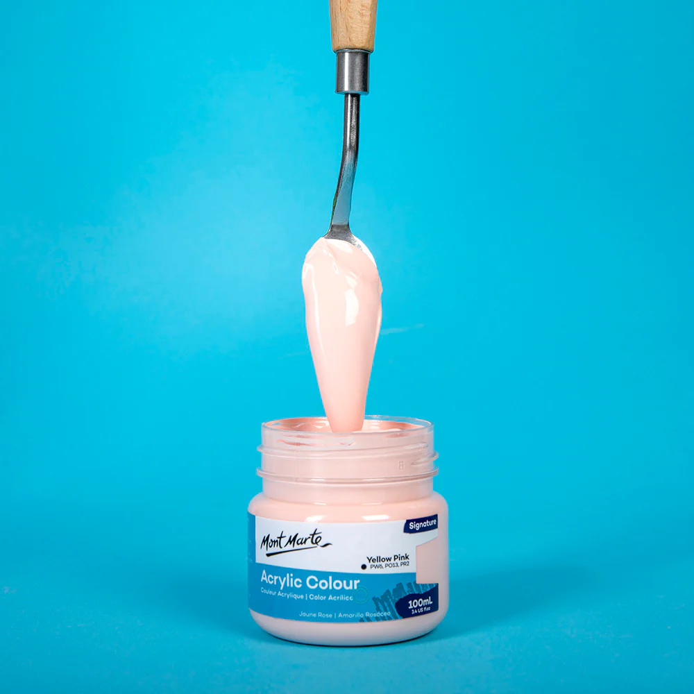 Acrylic Colour Paint Signature 100ml - Yellow Pink - Image 2