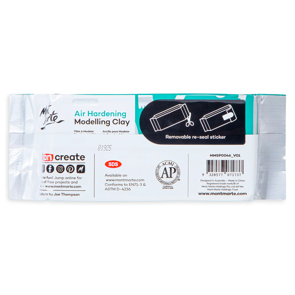 Air Hardening Modelling Clay Premium 500g - Granite - Image 4