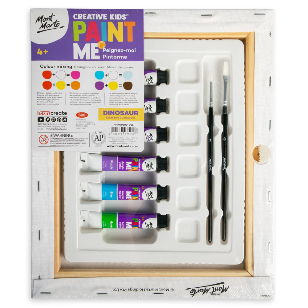 Creative Kids Paint Me Set 9pc - Dinosaur - Image 4