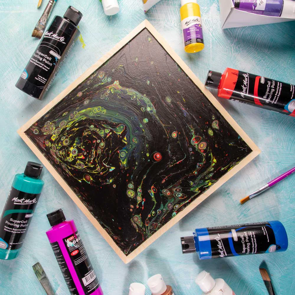 Fluid Art Panel Premium 30 x 30cm (12 x 12in) - Image 9
