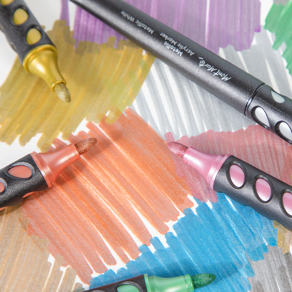 Metallic Acrylic Markers Signature 9pc - Image 7