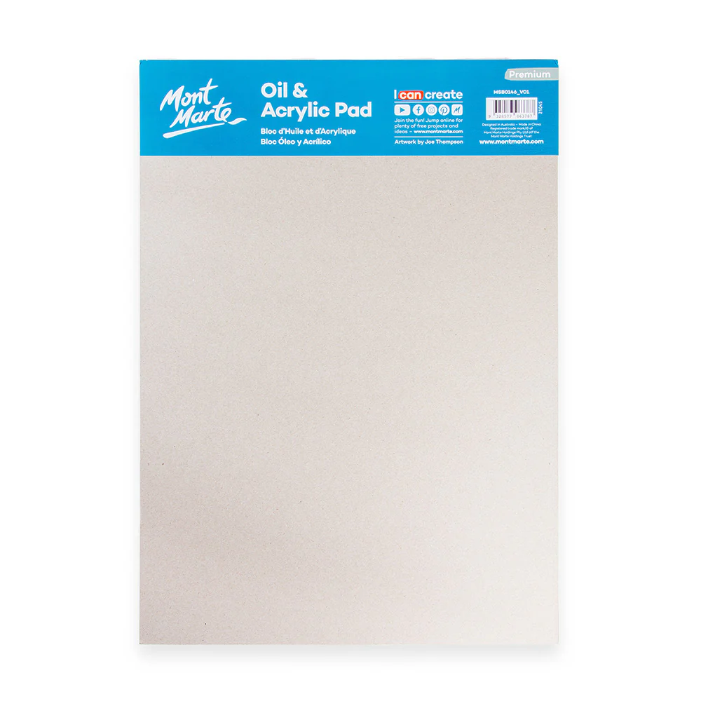 Oil & Acrylic Pad Premium A3 20 Sheets 350gsm - Image 4