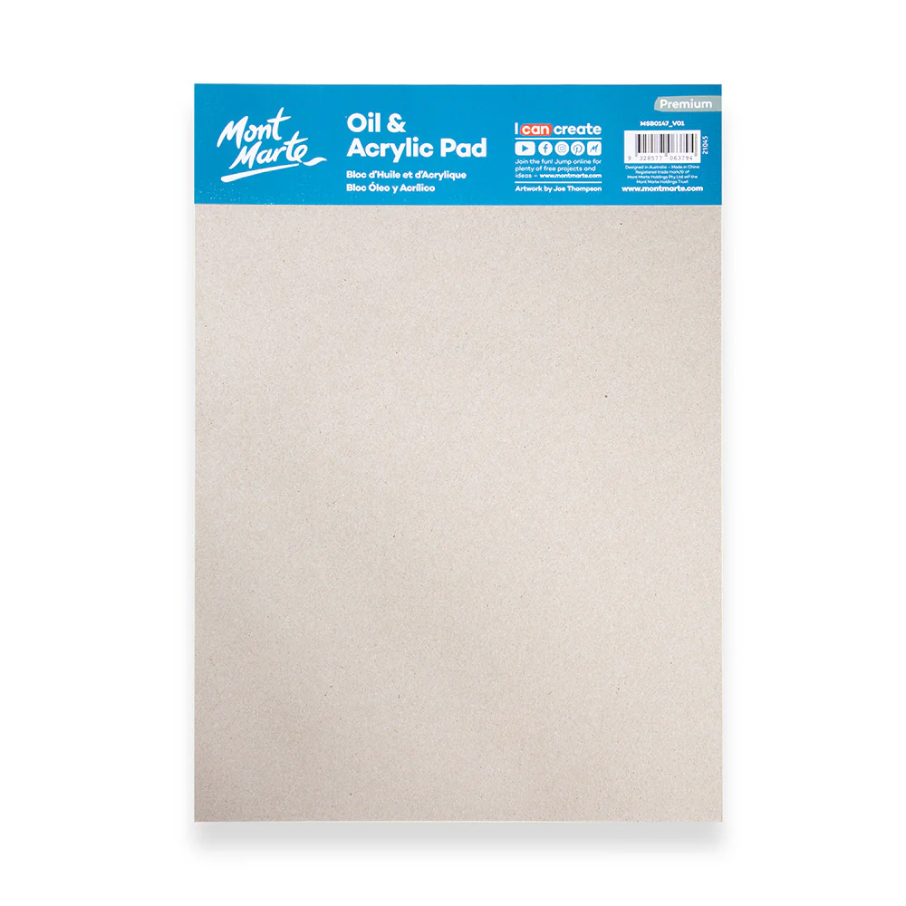 Oil & Acrylic Pad Premium A4 20 Sheets 350gsm - Image 4